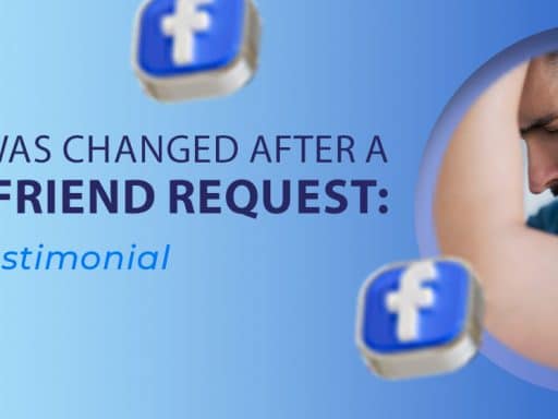 Sextortion scam facebook Illustration